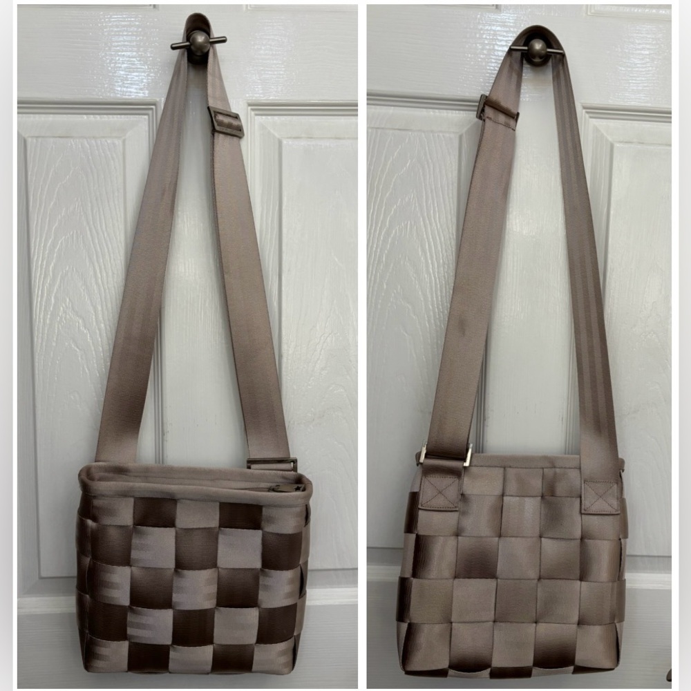 Harvey’s the original seatbelt crossbody mini messenger bag - beige